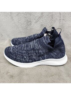 Members Only Shoes Mens Size 10 Navy Blue Knit Mesh Slip On Sneakers *NWT*